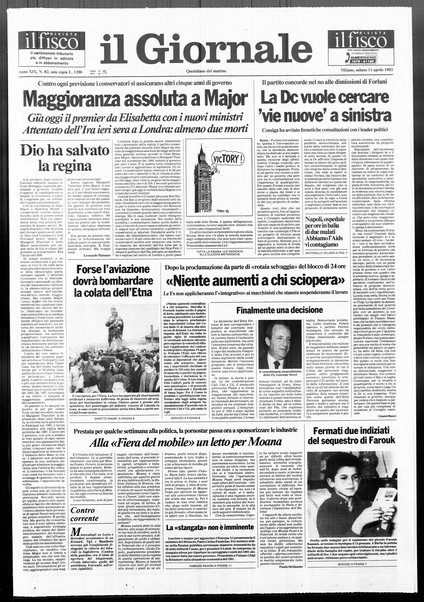 Il giornale : quotidiano del mattino